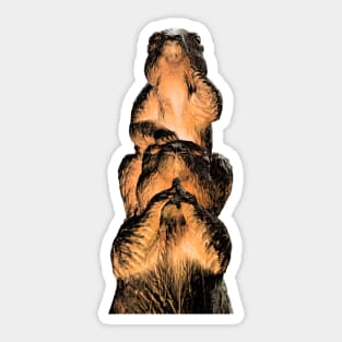 Marmot / Swiss Artwork Photography Sticker